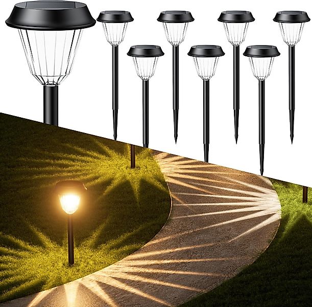 Quntis LED Solarleuchte 6/8 Stück,Gartenleuchten mit günstig online kaufen