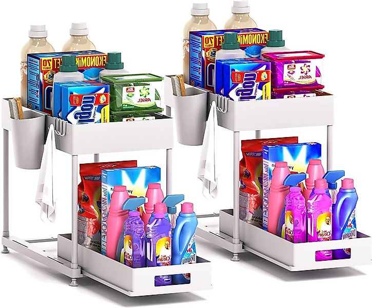 Refined Living Ablageregal Waschbecken Regal, Küchenschrank Organizer, Spül günstig online kaufen