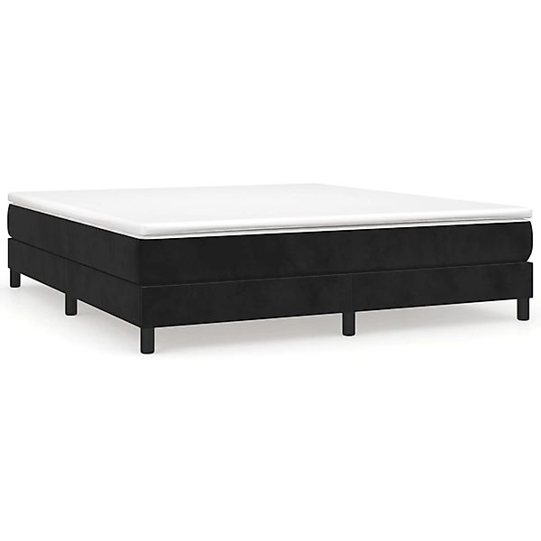 vidaXL Boxspringbett Schwarz 160x200 cm Samt1357767 günstig online kaufen