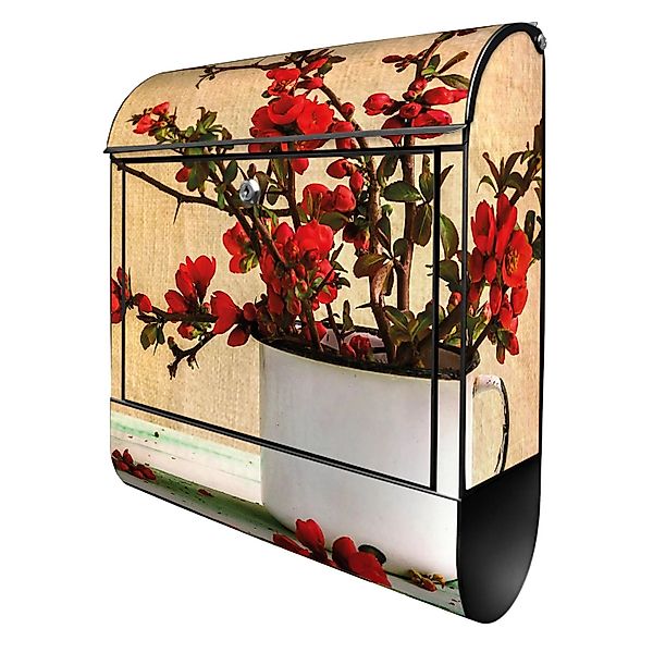 Banjado Design Briefkasten Schwarz Pulverbeschichtet 39x47x14cm 2 Schlüssel günstig online kaufen