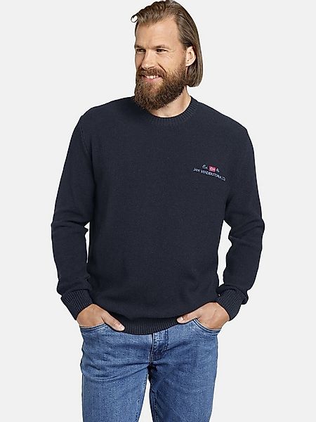 Jan Vanderstorm Strickpullover ALBREKT aus weichem Baumwoll-Strick günstig online kaufen