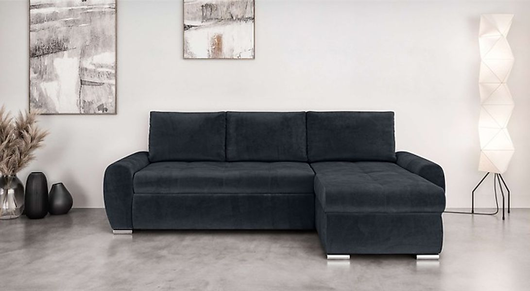 Home affaire Ecksofa »HAVERHILL Schlafsofa mit Bettkasten, Maße B/H/T: 237/ günstig online kaufen