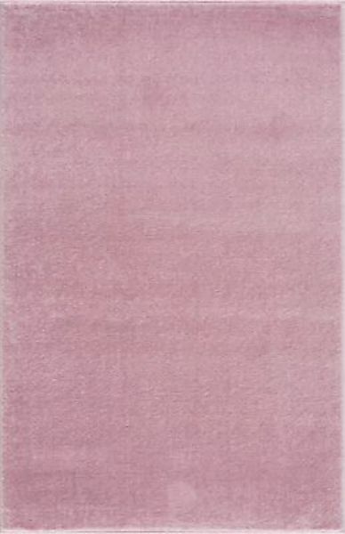 Kids Love Rugs Kinderteppich Einfarbig rosa Gr. 90 x 150 günstig online kaufen