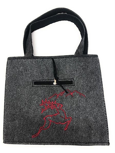 Witzgall Einkaufsshopper Filztasche mit Hirschmotiv und günstig online kaufen