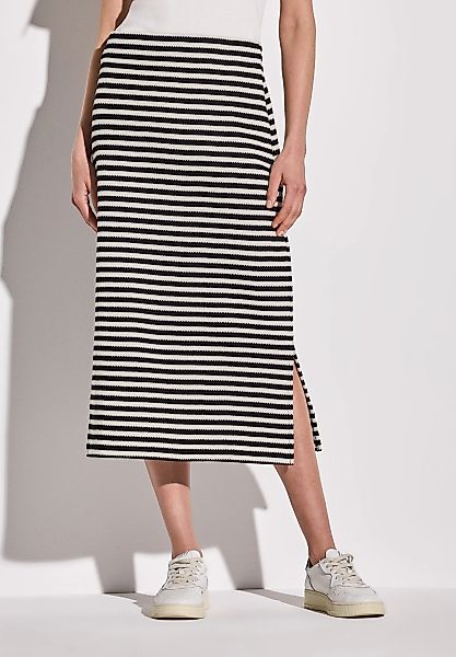 STREET ONE Sommerrock, softer Materialmix günstig online kaufen