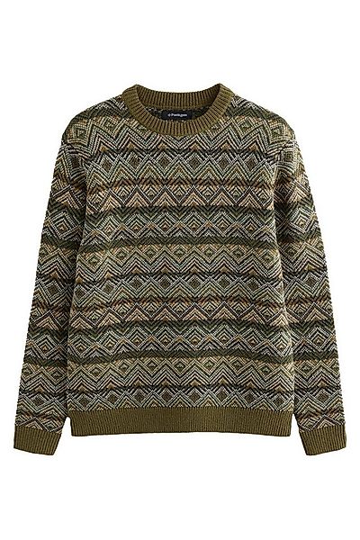 Next Norwegerpullover Regular Fit Pullover mit Fairisle-Muster (1-tlg) günstig online kaufen