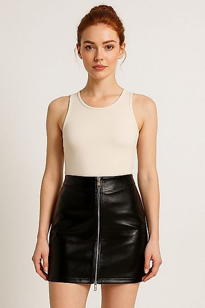 ONLY Lederimitatrock ONLKAMILLA PATENT SKIRT CC OTW günstig online kaufen