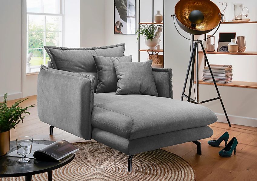 Home affaire Loveseat "LAVA Mega Ohrenbacken Sessel, modern & elegant, aktu günstig online kaufen