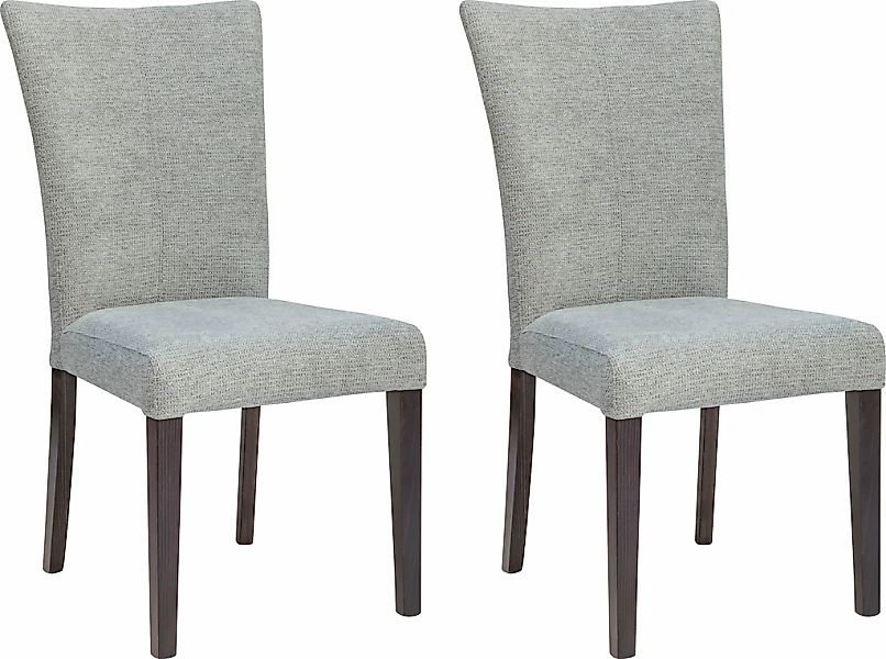 Home affaire 4-Fußstuhl "Aspen" (Set) 2 Stk.Beine aus massiver Buche, wenge günstig online kaufen