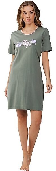 Pastunette Nachthemd Modisches Damen Schlafshirt mit kurzem Arm (1-tlg) Bau günstig online kaufen