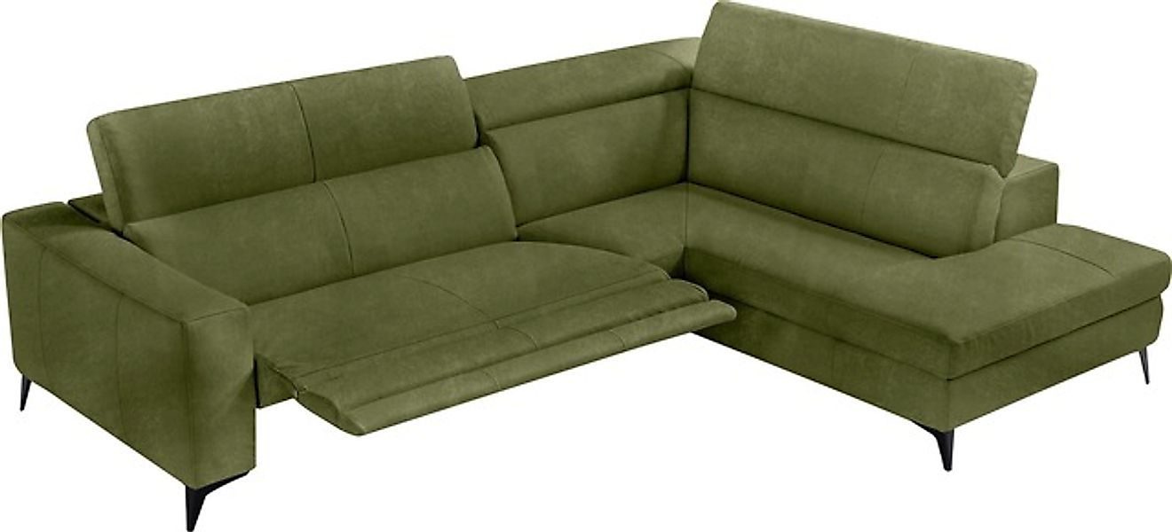 Egoitaliano Ecksofa »Edith, Designsofa mit hohem Sitzkomfort, L-Form«, inkl günstig online kaufen