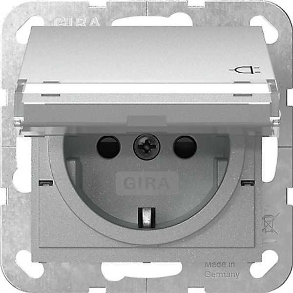 Gira Steckdose KD+BSF Alu 455726 günstig online kaufen