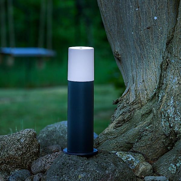 Sockelleuchte Aberdeen in Anthrazit E27 IP44 günstig online kaufen