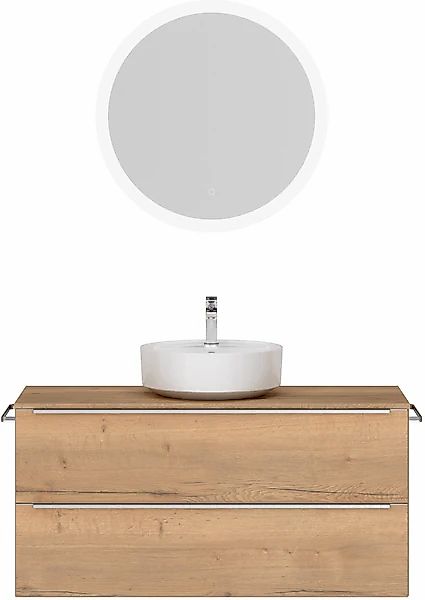 nobilia® Badmöbel-Set »Alvene« vormontiert, mit Soft-Close, 2 Stk. tlg. günstig online kaufen