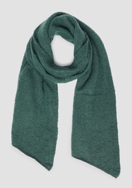 s.Oliver Schal Tuch, Bouclé-Schal mit abgeschrägten günstig online kaufen