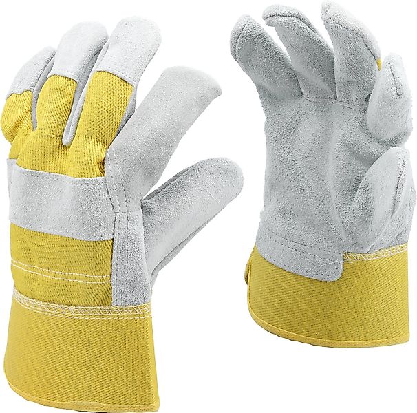 TRIZERATOP Arbeitshandschuhe Arbeitshandschuhe Naturleder/Baumwolle Gr. 10/ günstig online kaufen