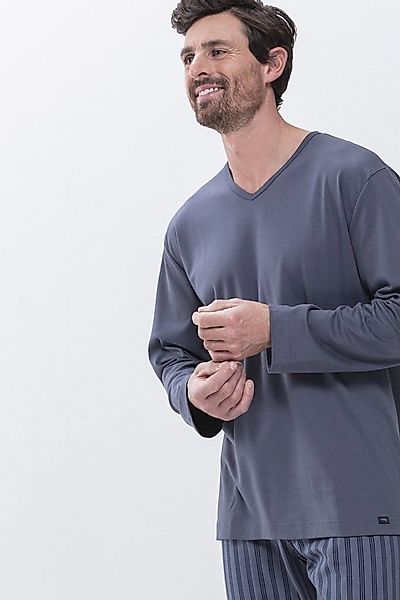 Mey Pyjamaoberteil Herren Serie Melton Uni (1-tlg) günstig online kaufen