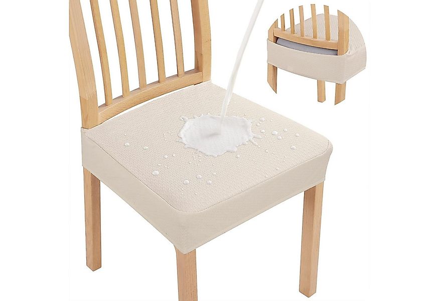 Coonoor Stuhlhusse Sitzbezug Bürostuhl Bezug Stretch Stuhlbezug Sitzfläche günstig online kaufen