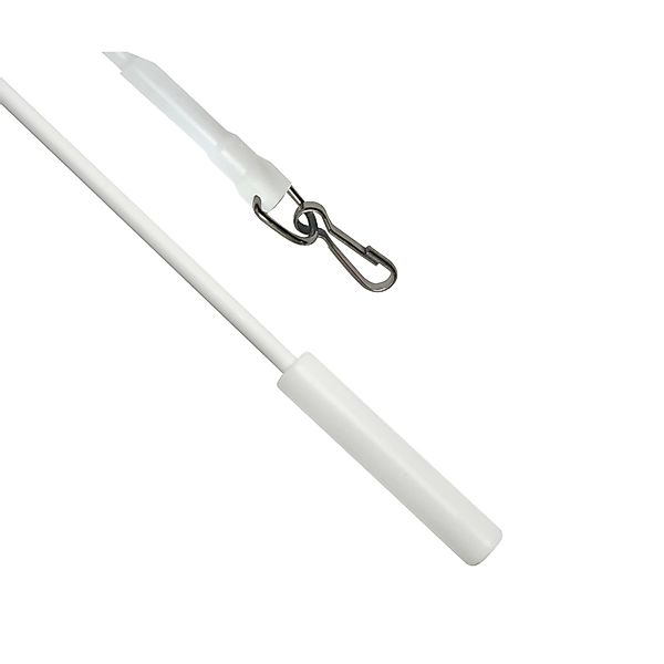 GARDINIA Schleuderstab Kunststoff mit Metallhaken, Vorhangschiene, günstig online kaufen