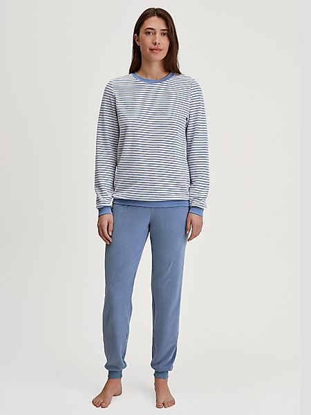 CALIDA "Soft Dreams" 2 tlg. Ringel-Design, warm, weich, Frottee-Qualität, C günstig online kaufen