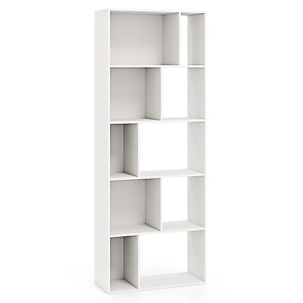 KOMFOTTEU Bücherregal, 5 Ebenen Würfelregal, mit günstig online kaufen