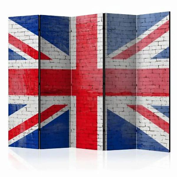 artgeist Paravent British flag II [Room Dividers] mehrfarbig Gr. 225 x 172 günstig online kaufen