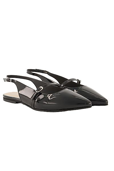 Ulla Popken Leder-Ballerinas verstellbare Riemen Weite günstig online kaufen