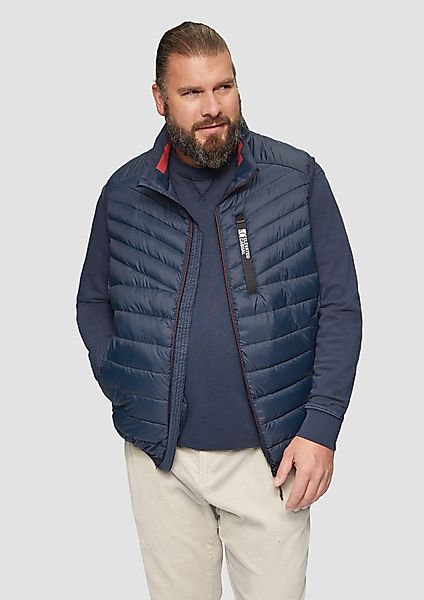 s.Oliver Funktionsweste Sportive Steppweste mit Kontrastdetails, günstig online kaufen