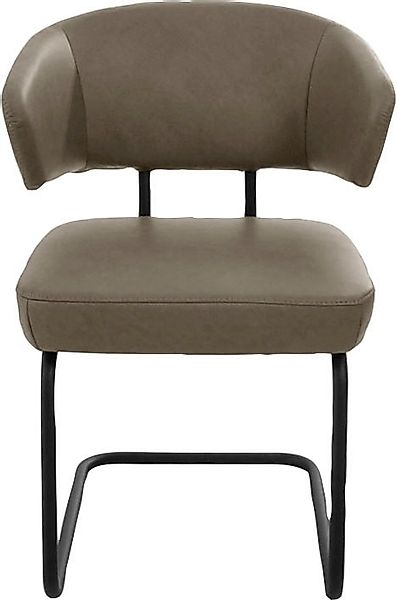 K+W Komfort & Wohnen Freischwinger "Mikkado Tube" () 1 Stk.abgerundeter Rüc günstig online kaufen