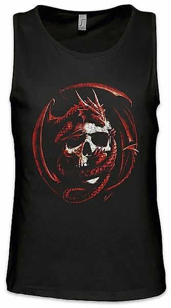 Urban Backwoods Tanktop Skull & Dragon Ärmelloses T-Shirt Fantasy Drache La günstig online kaufen
