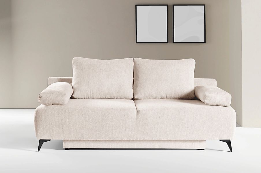 WERK2 Schlafsofa "Viktoria mit Komfortsitz- und Liegehöhe, Breite 200cm,", günstig online kaufen