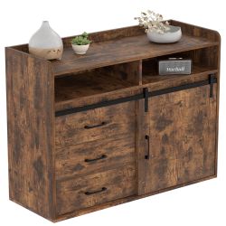 HOMAVO Sideboard HG1-S mit Schiebetür, 3 günstig online kaufen