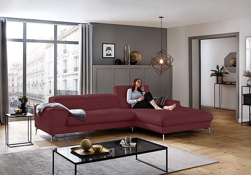W.SCHILLIG Ecksofa piedroo, Designsofa mit tollem Sitzkomfort, bequem und e günstig online kaufen