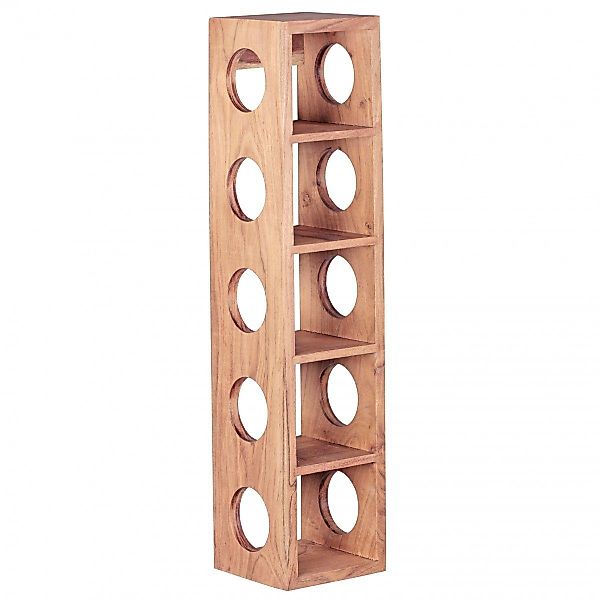 FINEBUY Weinregal SuVa3544_1, Akazie Massivholz für günstig online kaufen