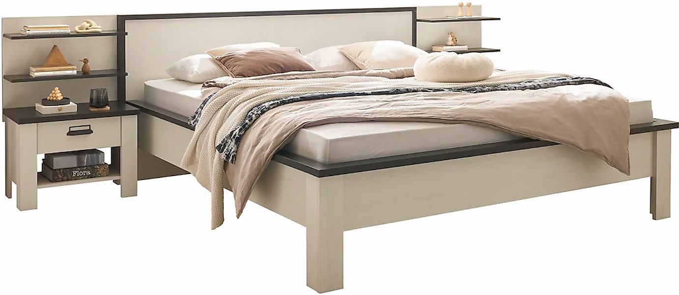 Home affaire Bettanlage "SHERWOOD" 5 Stk. tlg. Liegefläche 180/200cm, 2 Nac günstig online kaufen