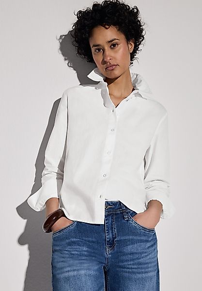 STREET ONE Hemdbluse mit gerundetem Saum günstig online kaufen