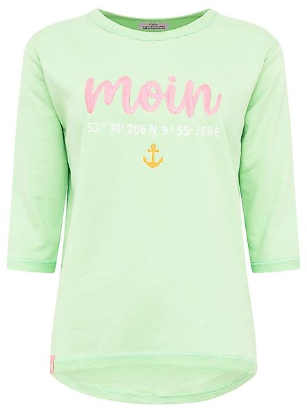 Zwillingsherz 3/4-Arm-Shirt "Moin" mit Moin Stickerei günstig online kaufen