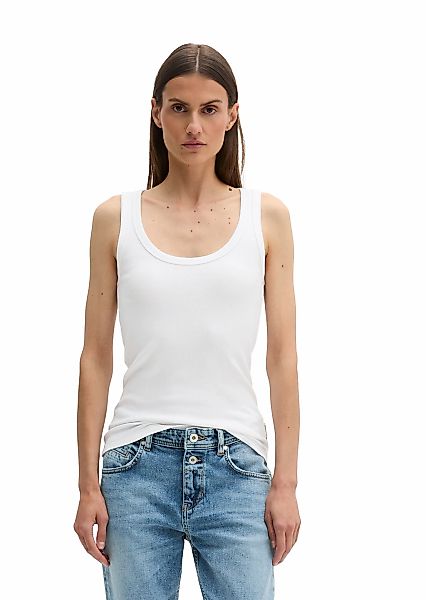 Marc OPolo T-Shirt "aus elastischem Rippjersey" günstig online kaufen