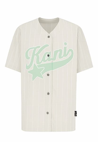 Karl Kani T-Shirt "Karl Kani Woven Signature Pinstripe Baseballshirt" 1 Stk günstig online kaufen