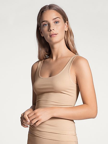 CALIDA Tanktop "Natural Comfort" elastisch, pillingarm, weich, Single Jerse günstig online kaufen