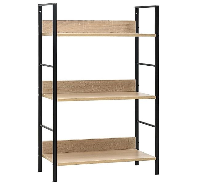 vidaXL Bücherregal Bücherregal 3 Regalböden Eiche 60×27,6×90,5 cm Holzwerks günstig online kaufen