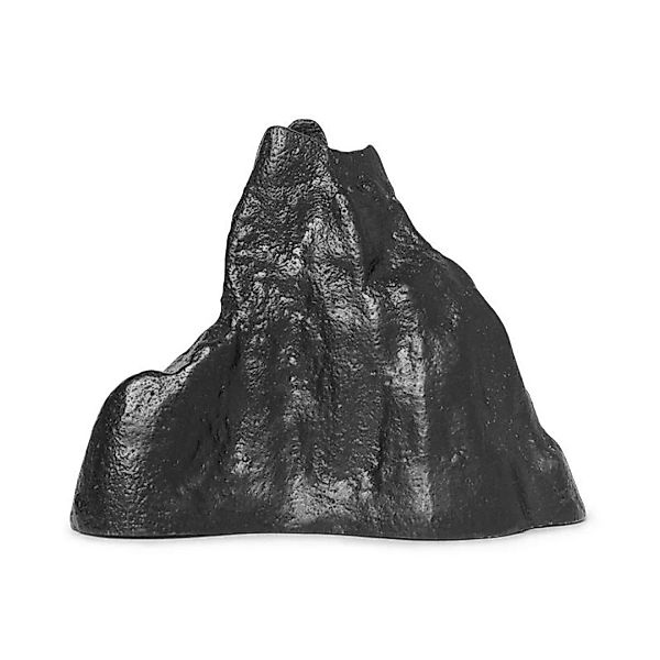 ferm LIVING - Stone Kerzenständer S - schwarz/BxHxT 5,02x3,69x3,75cm günstig online kaufen