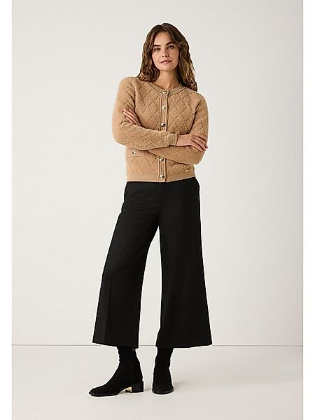 MORE&MORE Cardigan kuschelige Fell-Strickjacke günstig online kaufen