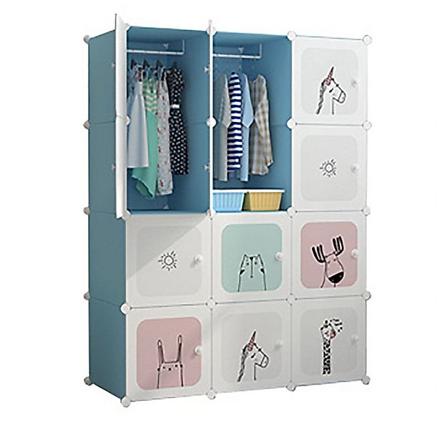 GarveeMore Kinderkleiderschrank Kinderkleiderschrank Kinderregal Schuhregal günstig online kaufen