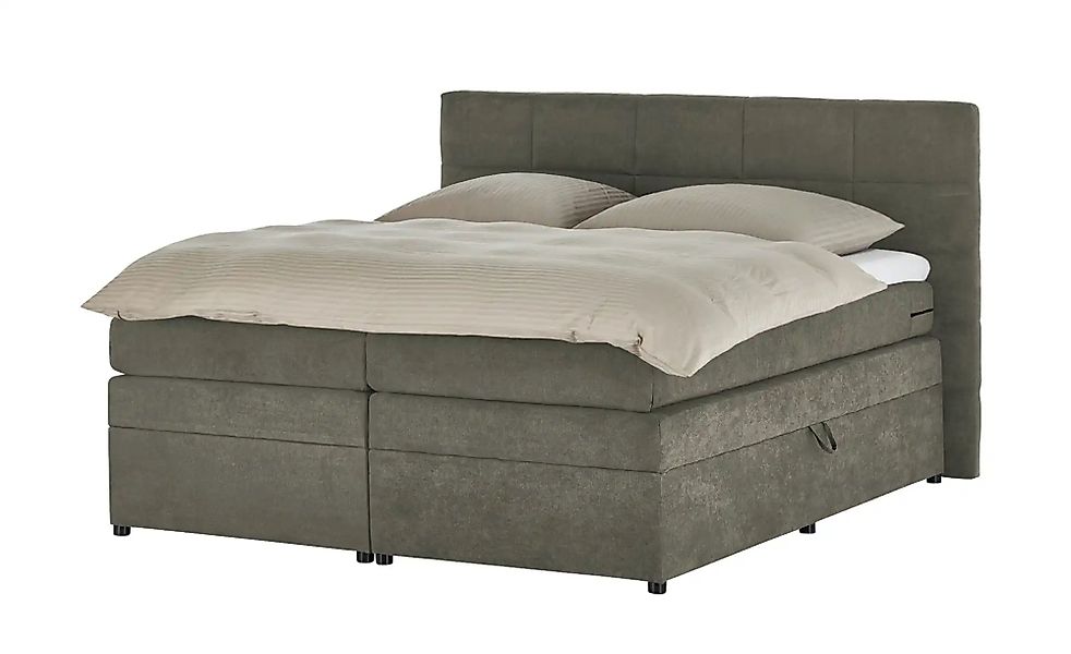 Boxspringbett mit Bettkasten Suffolk ¦ braun ¦ Maße (cm): B: 204 H: 124 Bet günstig online kaufen