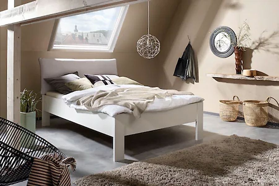 rauch Futonbett »Aditio«, Kopfteil Webstoff mit abgesetztem Keder günstig online kaufen
