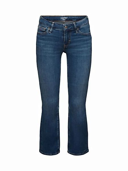 Esprit 7/8-Jeans Bootcut Jeans in Cropped-Länge mit niedrigem Bund günstig online kaufen