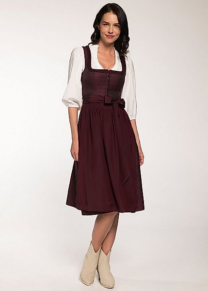 Spieth & Wensky Dirndl Gesia (1-tlg) glänzende Schürze günstig online kaufen