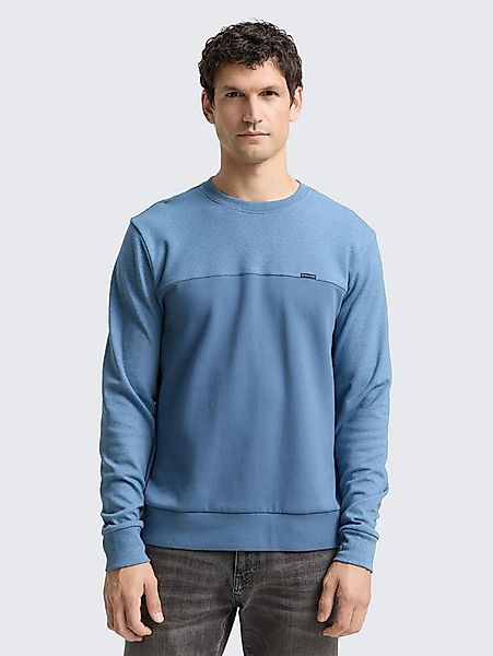 TOM TAILOR Sweatshirt Strick & Sweatshirts Crewneck Sweatshirt mit Struktur günstig online kaufen