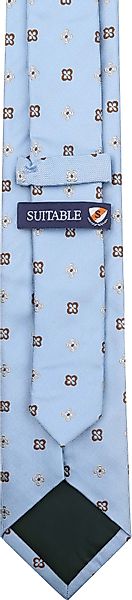 Suitable Krawatte Seide Blumen Blau - günstig online kaufen